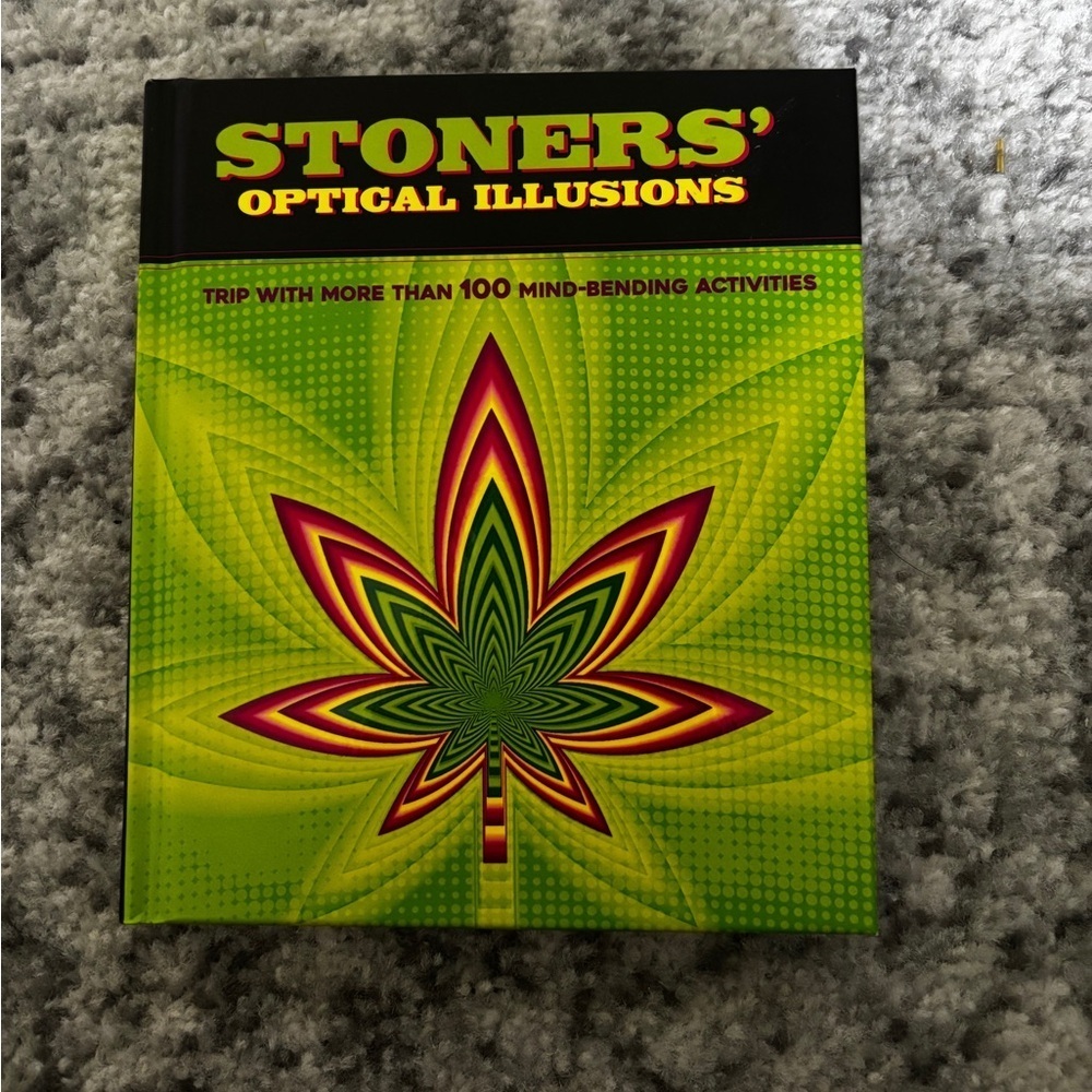 Stoners’ Optical Illusions Book Mind-Bending Activity Book